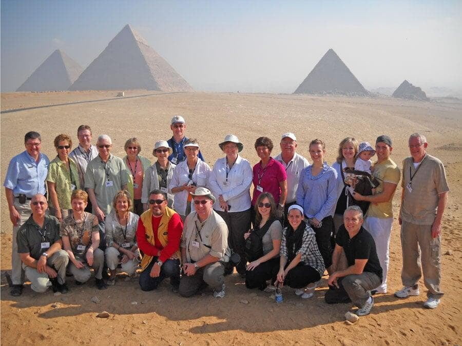 At the Pyramids
