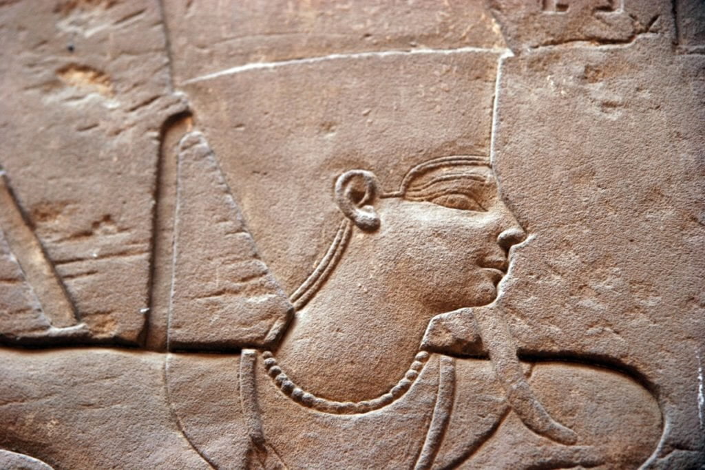Detail from a frelief at Luxor - Photo Credit - Elena Pleskevich