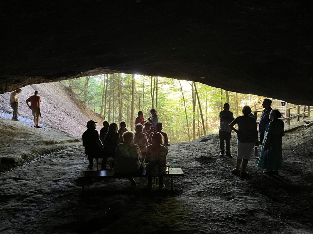 In the Anabaptist Cave