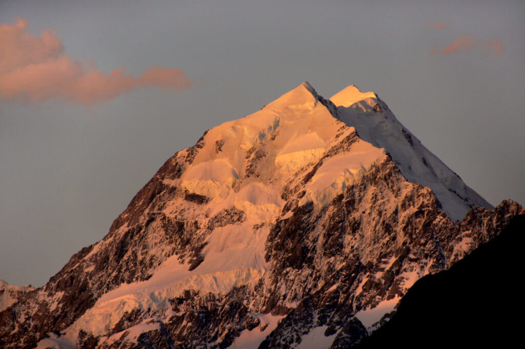 Mount Cook at sunset