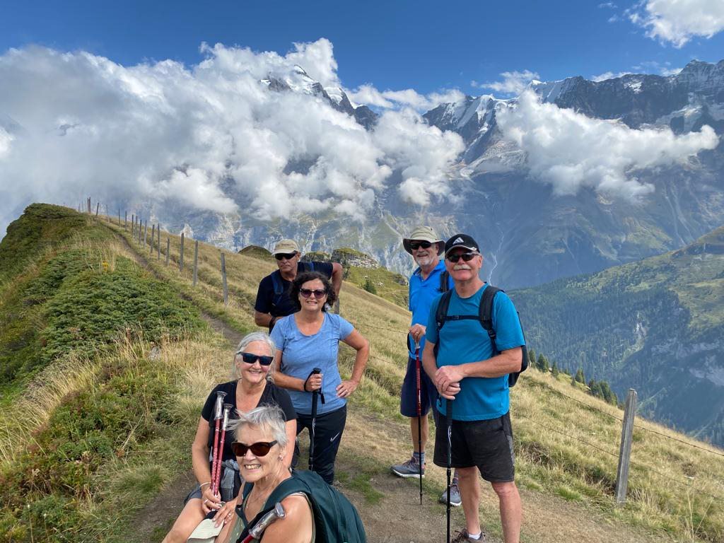 Len and Mary Friesen on a previous Swiss Heritage tour with fellow TourMagination travellers