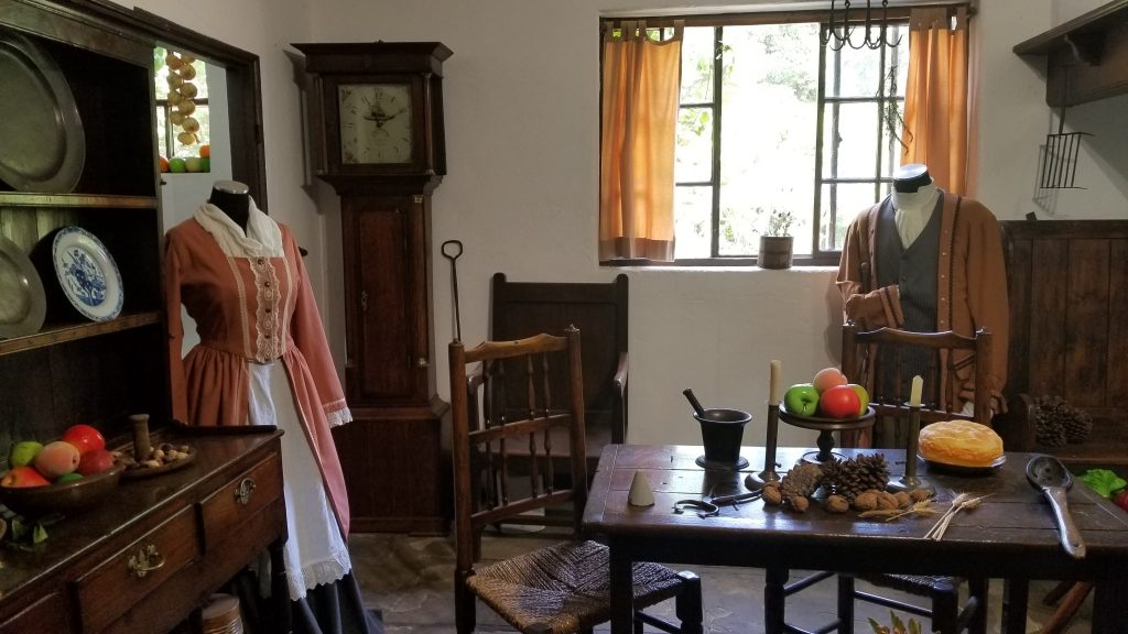 Interior of Captain Cook's Cottage. 
